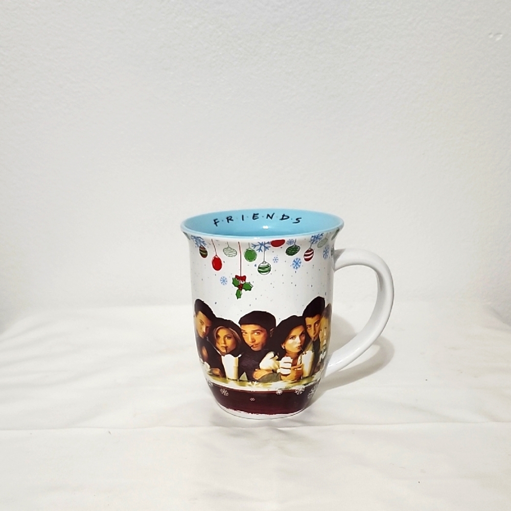 Friends Themed White and Blue Mug